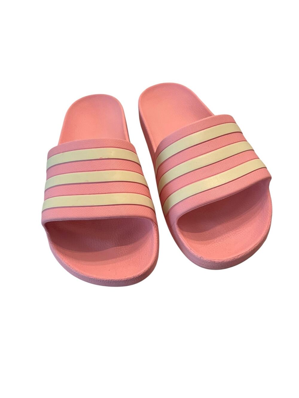 Adidas Adilette Women's 8 Classic Pink Aqua Coquette Slides Swim